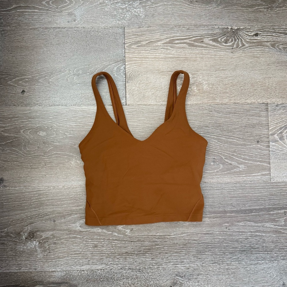 Lululemon align tank size 2 copper brown